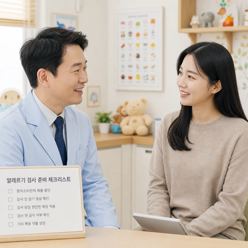 세종 알레르기검사 준비 단계는?